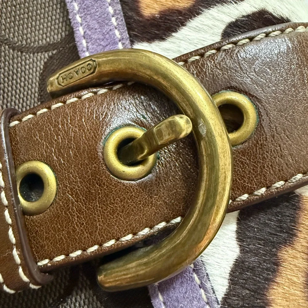Coach Soho Leopard Wristlet